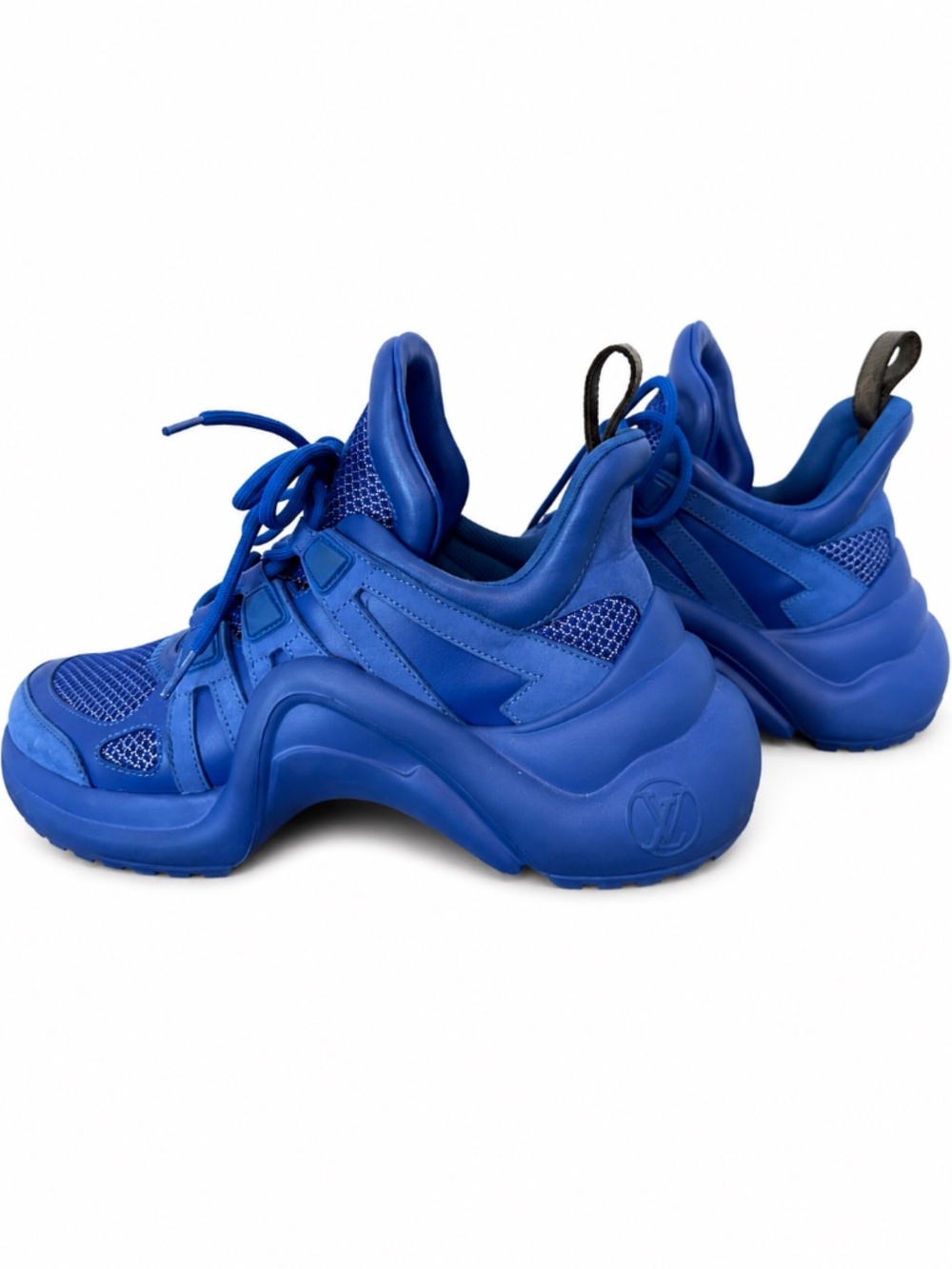 Louis Vuitton Archlight Blue Mesh & Leather Sneakers